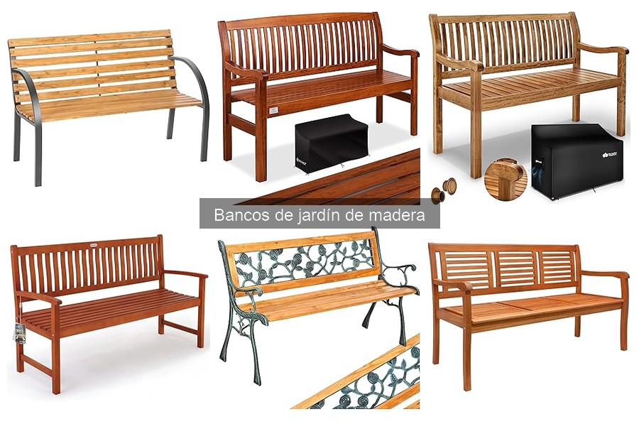 Descubre qué son los bancos de jardín de madera