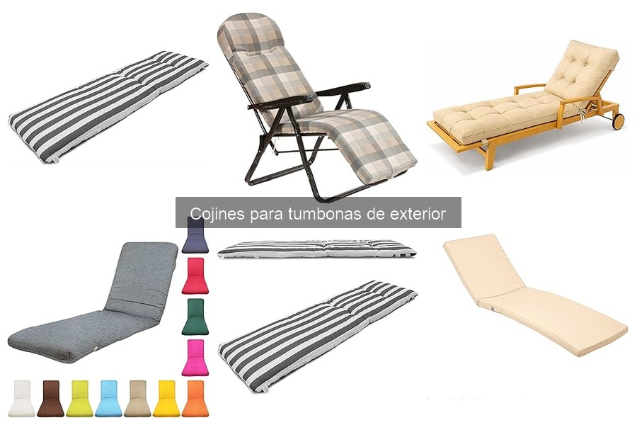 Diferencias entre cojines de espuma y gel para tumbonas