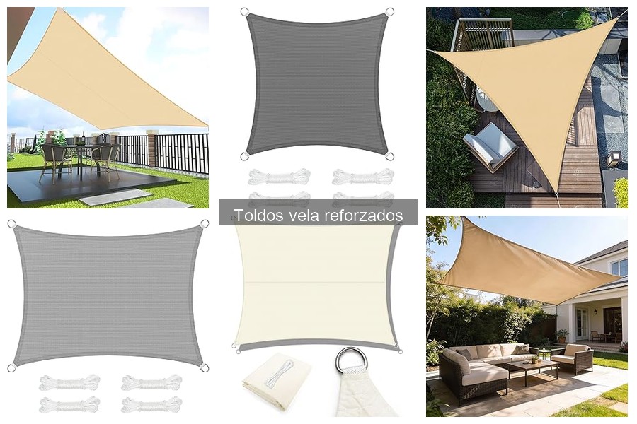 Diferencias entre Toldos Vela Reforzados Según Material