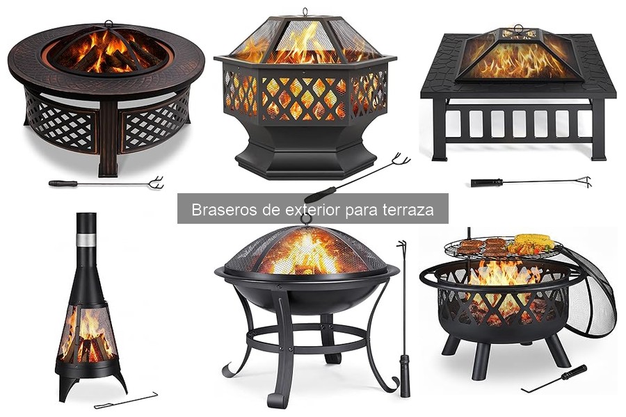 Diferentes tipos de braseros de exterior para disfrutar en casa