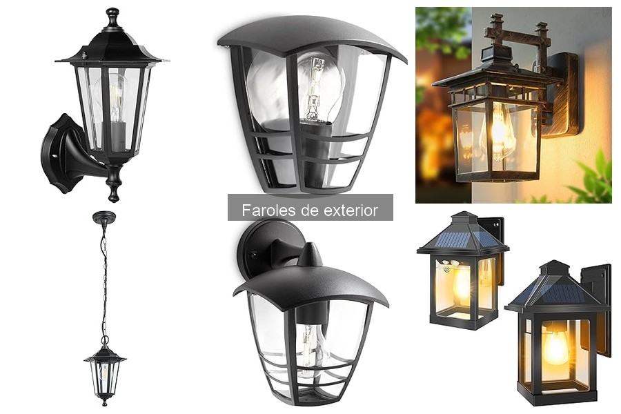 Diseños innovadores de faroles de exterior para tu hogar