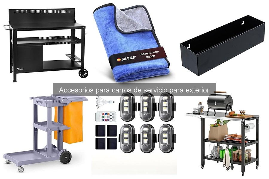 Dónde comprar accesorios para carros de servicio en exteriores