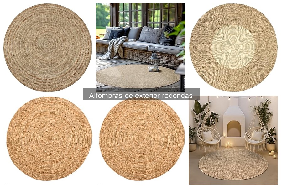 Dónde comprar alfombras de exterior redondas fáciles y económicas
