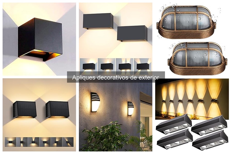 Dónde comprar apliques decorativos de exterior online y en tienda