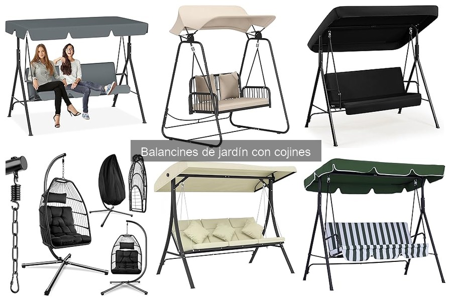Dónde comprar balancines de jardín con cojines de calidad