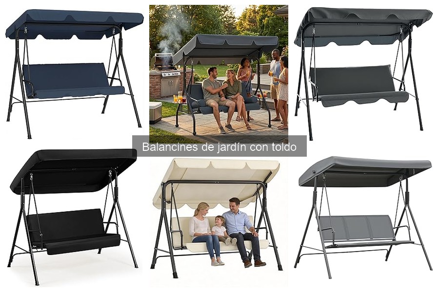 Dónde comprar balancines de jardín con toldo a buen precio
