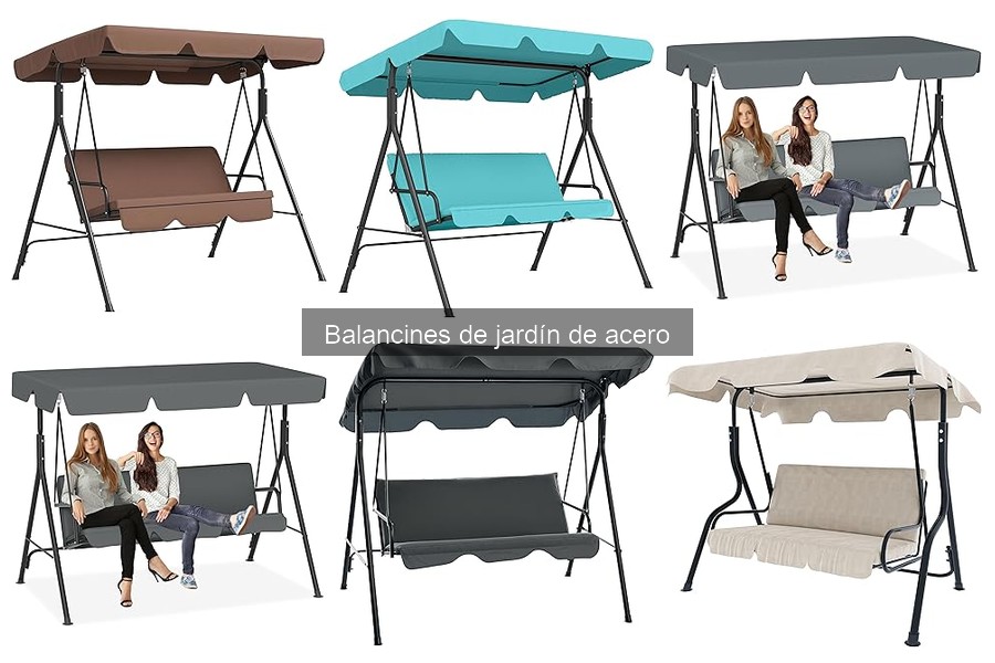 Dónde comprar balancines de jardín de acero y precios
