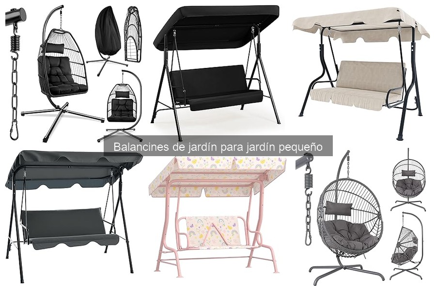 Dónde comprar balancines de jardín para espacios pequeños