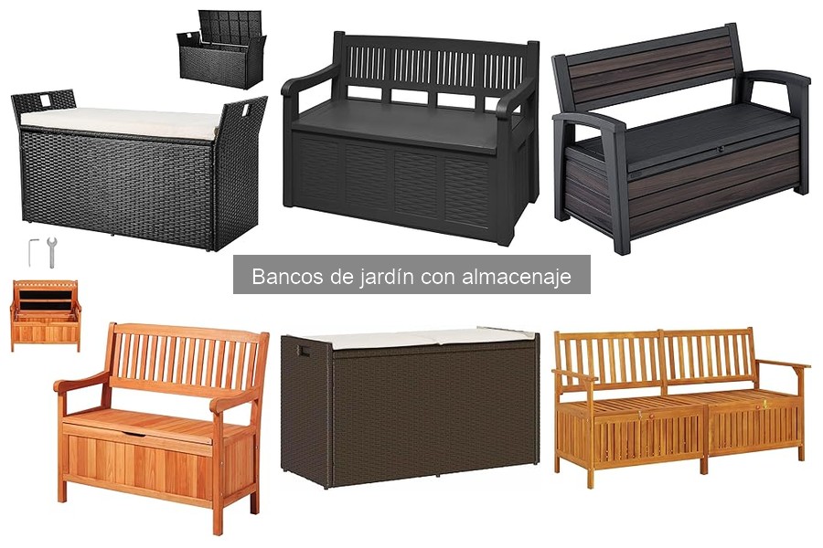 Dónde comprar bancos de jardín con almacenaje: guía completa