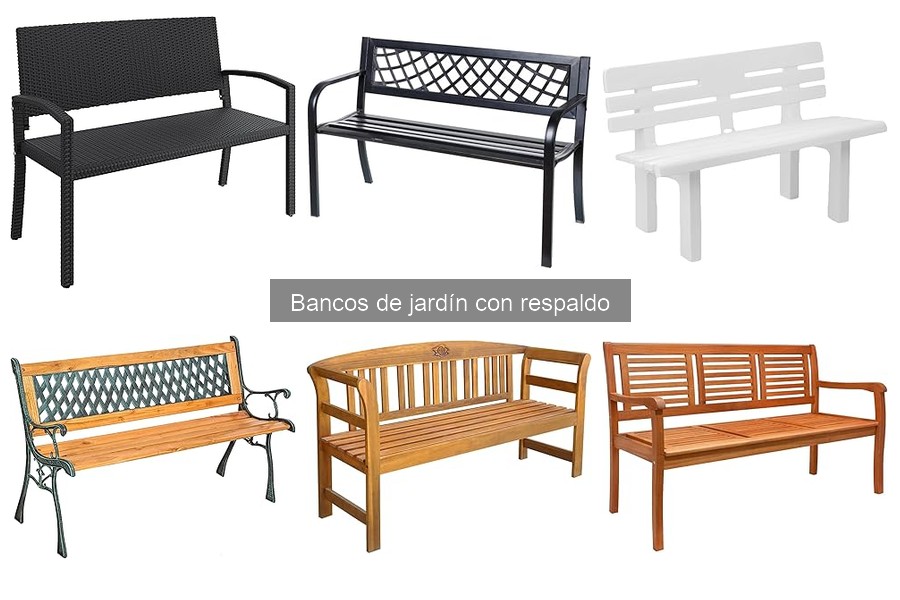Dónde comprar bancos de jardín con respaldo: opciones y tiendas