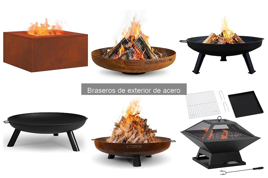 Dónde comprar braseros de acero de exterior al mejor precio