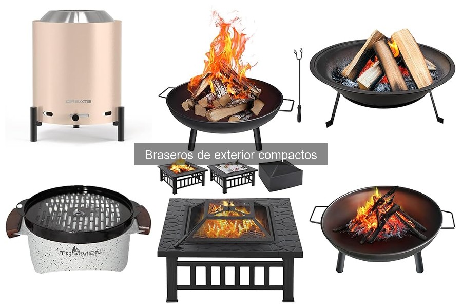 Dónde comprar braseros de exterior compactos a buen precio