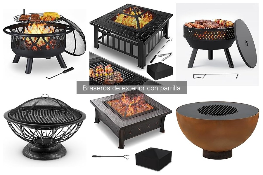Dónde comprar braseros de exterior con parrilla a buen precio