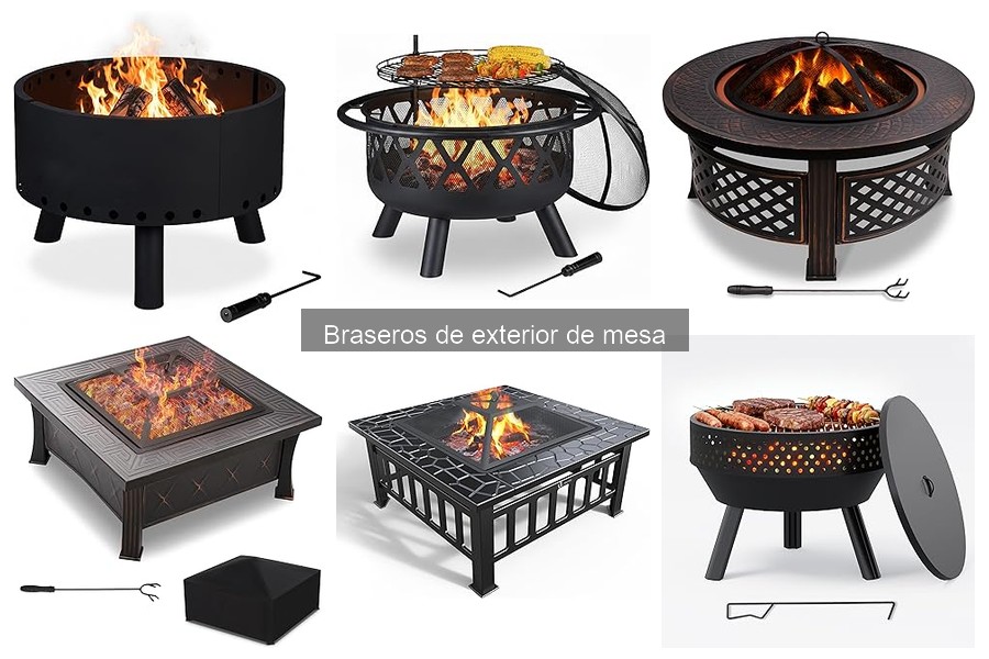 Dónde comprar braseros de exterior de mesa a buen precio