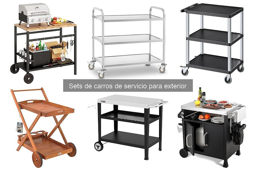 Dónde comprar carros de servicio para exterior: Mejores opciones