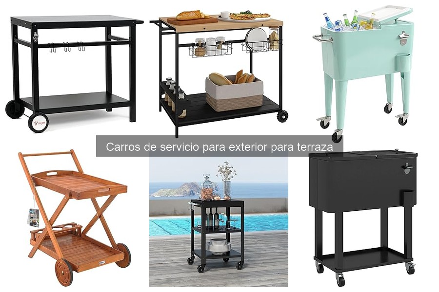 Dónde comprar carros de servicio para terraza: opciones y precios