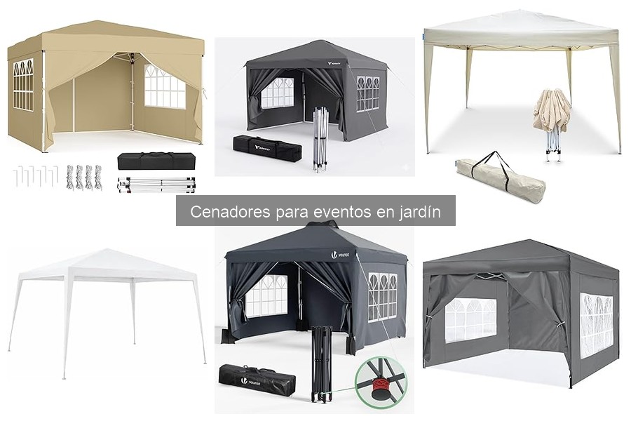 Dónde comprar cenadores para eventos al aire libre