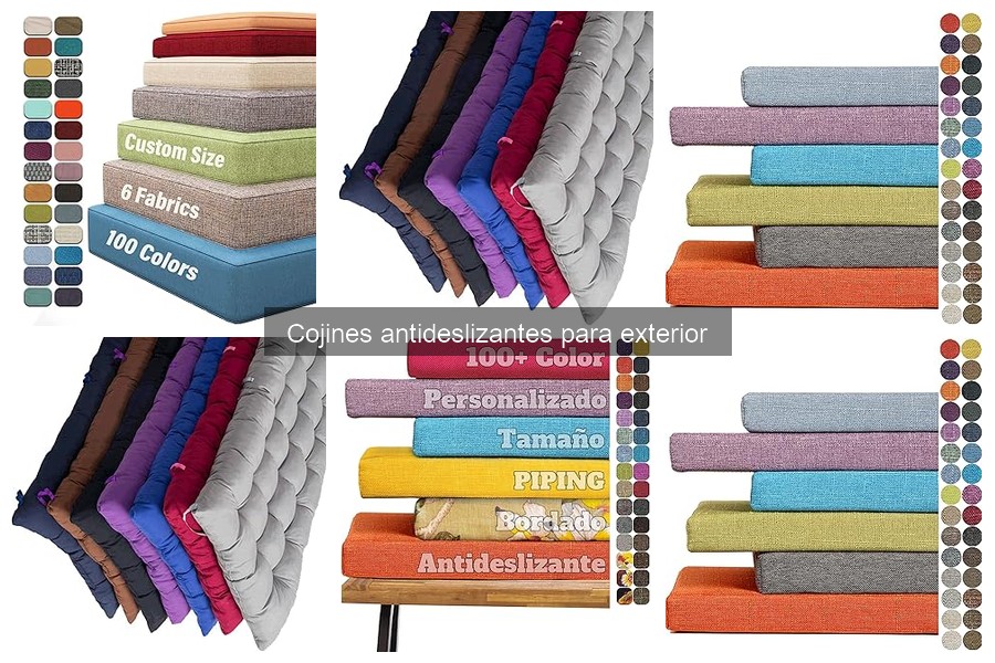 Dónde comprar cojines antideslizantes para exterior