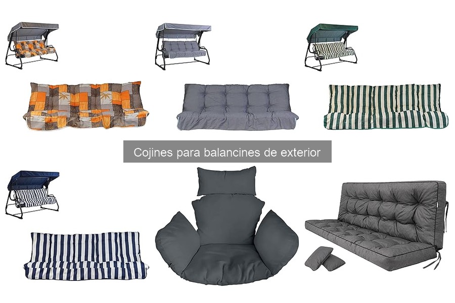 Dónde comprar cojines para balancines de exterior a buen precio