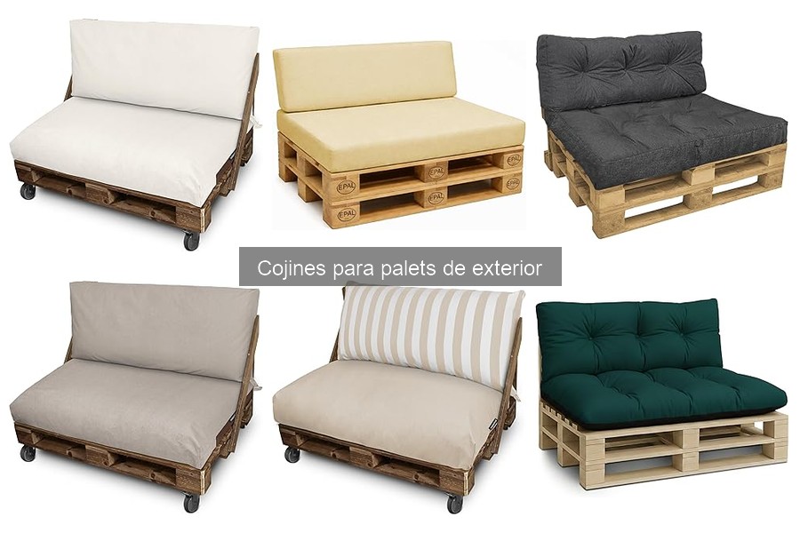 Dónde comprar cojines para palets de exterior fácilmente