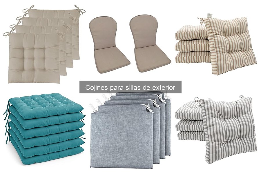 Dónde comprar cojines para sillas de exterior: guía de compra