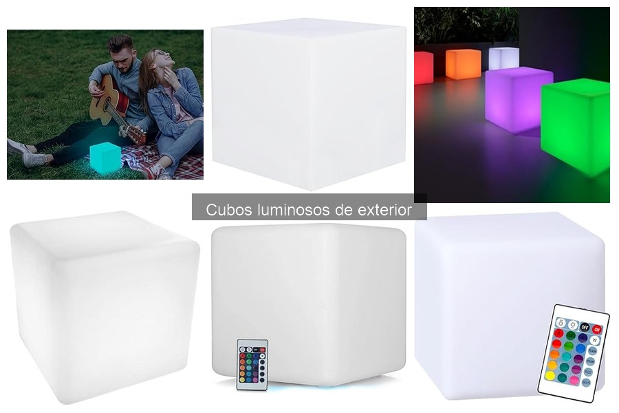 Dónde comprar cubos luminosos de exterior a buen precio