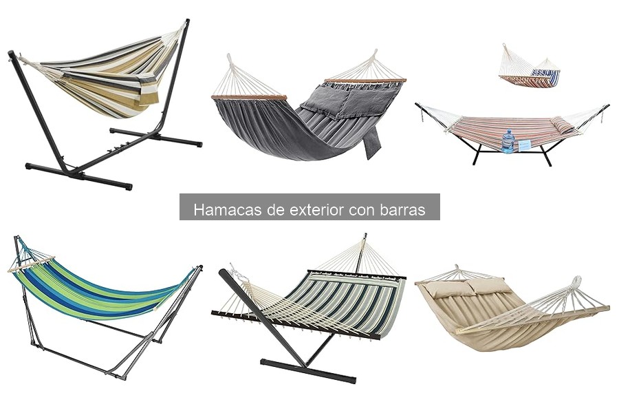 Dónde comprar hamacas de exterior con barras a buen precio