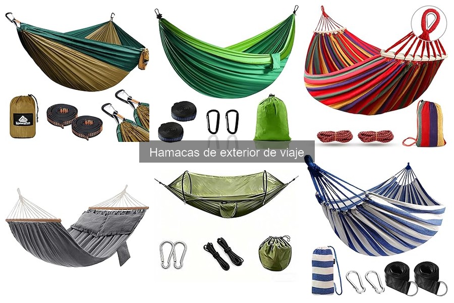 Dónde comprar hamacas de exterior de viaje: Mejores opciones