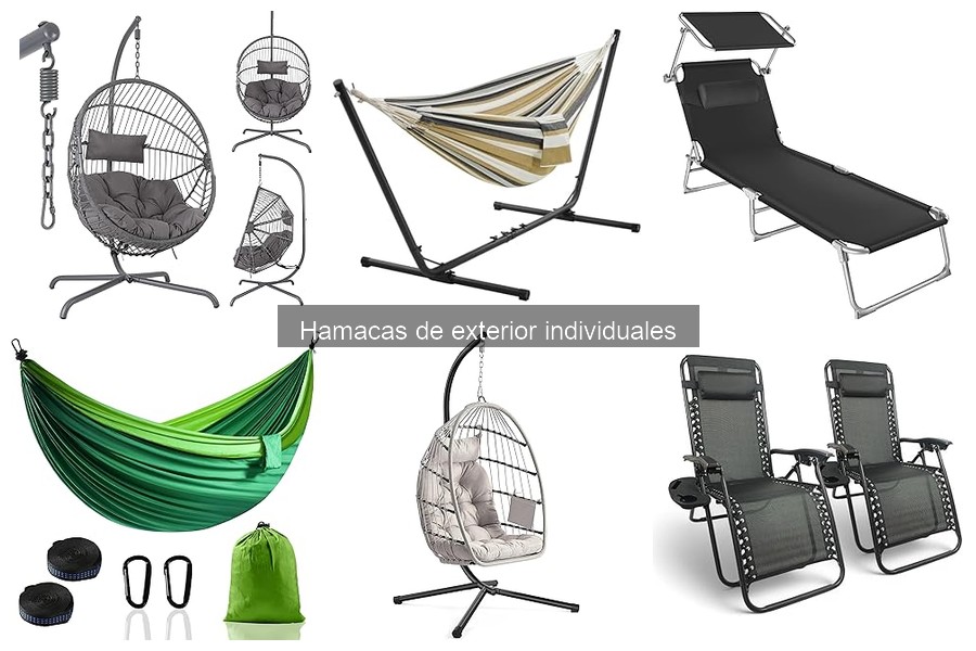 ¿Dónde comprar hamacas de exterior individuales?