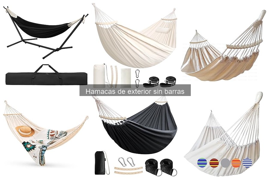Dónde comprar hamacas de exterior sin barras al mejor precio