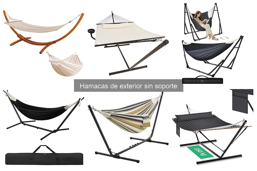 Dónde comprar hamacas de exterior sin soporte a buen precio
