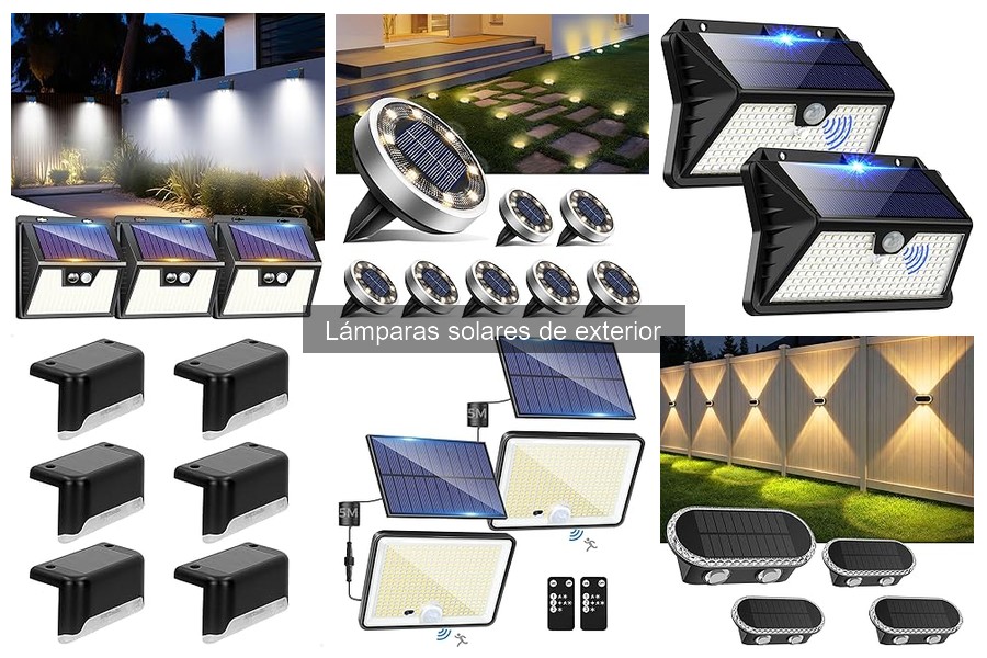 Dónde comprar lámparas solares de exterior: mejores opciones