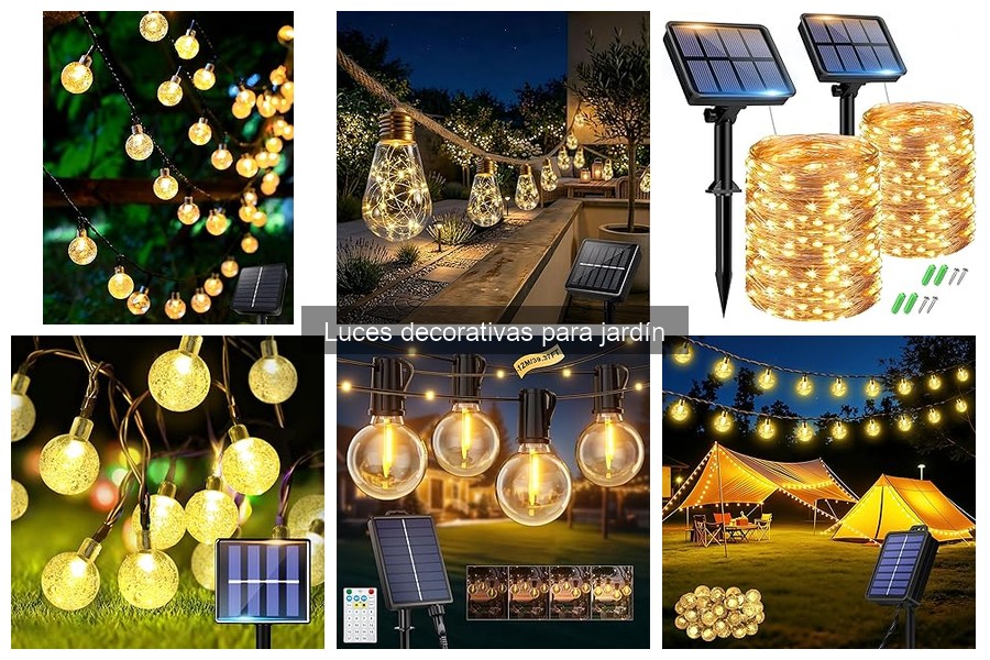 Dónde comprar luces decorativas para jardín: mejores opciones