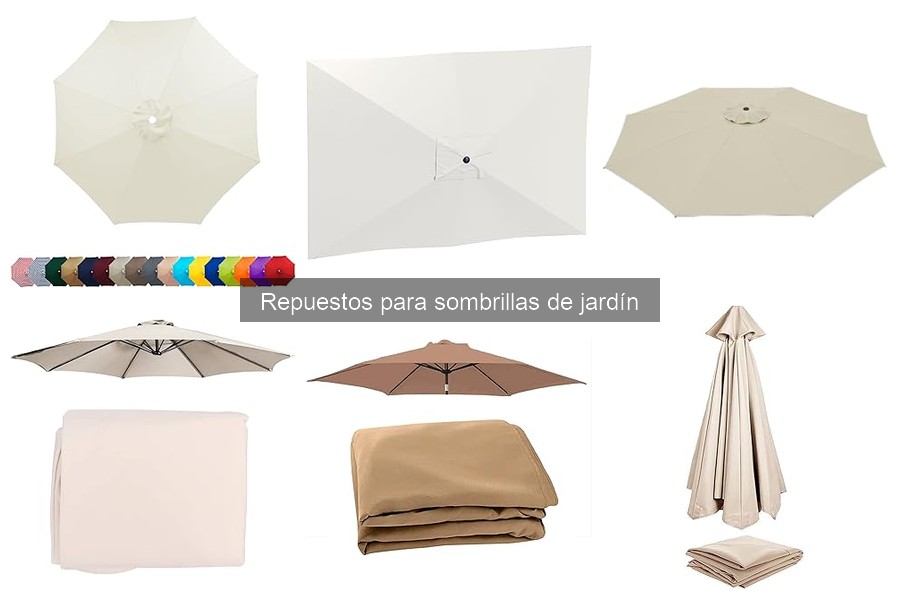 Dónde comprar repuestos para sombrillas de jardín