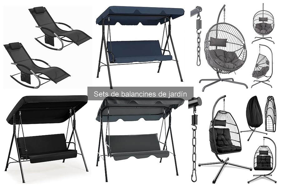 Dónde comprar sets de balancines de jardín al mejor precio
