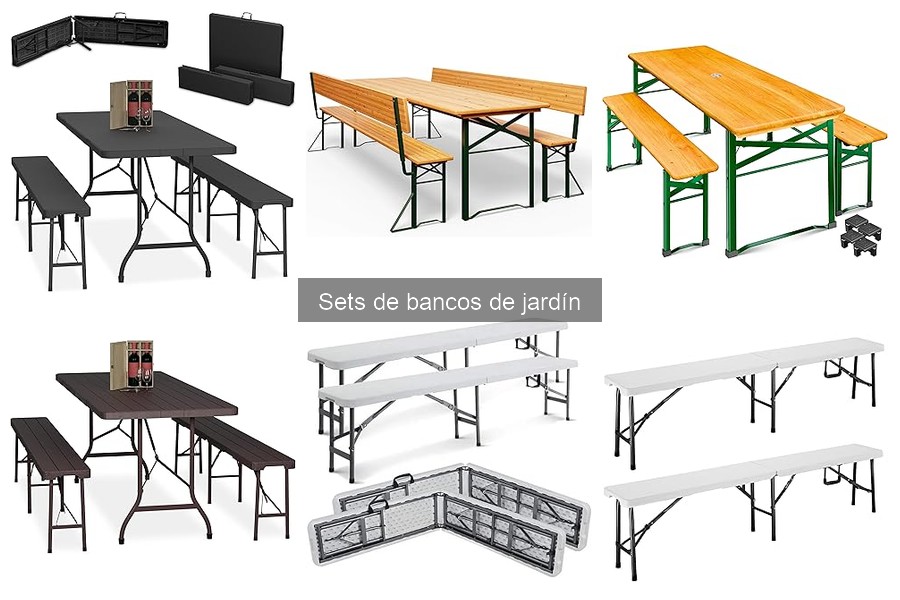 Dónde comprar sets de bancos de jardín al mejor precio