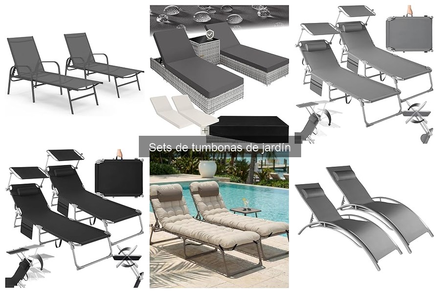 Dónde comprar sets de tumbonas de jardín a buen precio