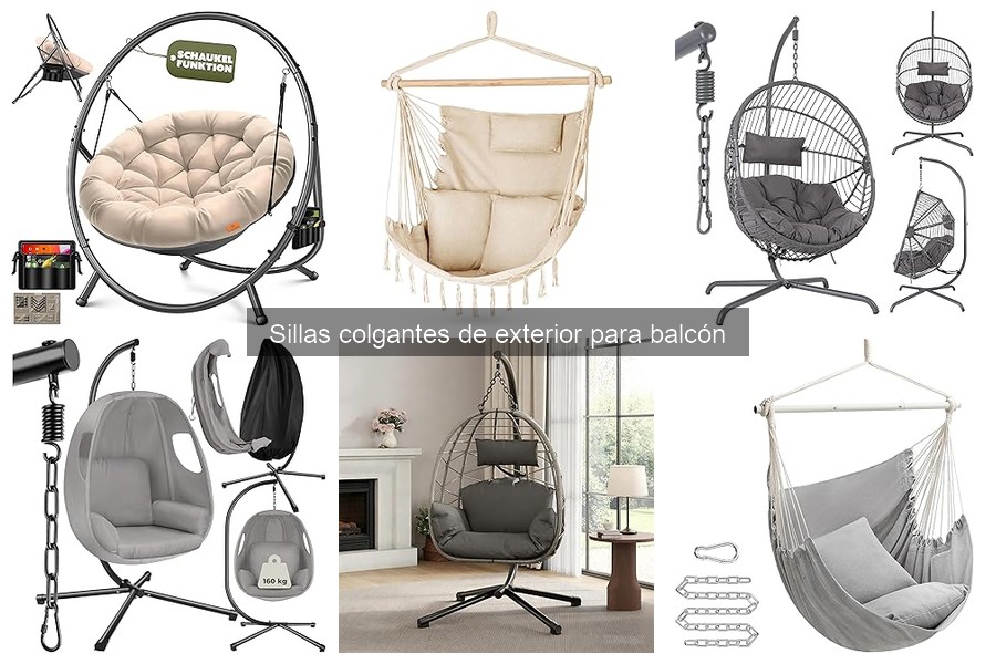 Dónde comprar sillas colgantes de exterior al mejor precio