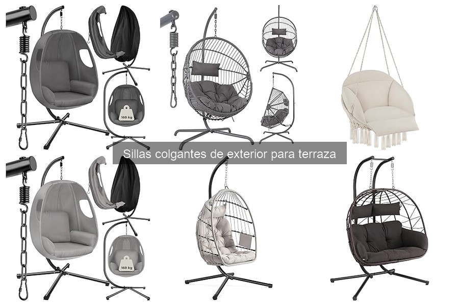 Dónde comprar sillas colgantes de exterior baratas