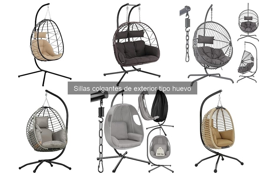 Dónde comprar sillas colgantes tipo huevo online fácilmente