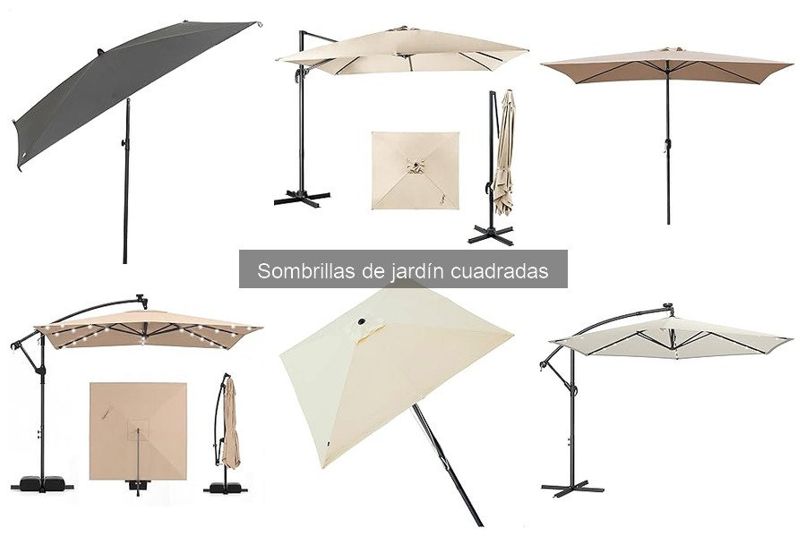 Dónde comprar sombrillas de jardín cuadradas baratas