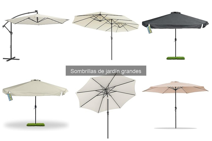 Dónde comprar sombrillas de jardín grandes a buen precio