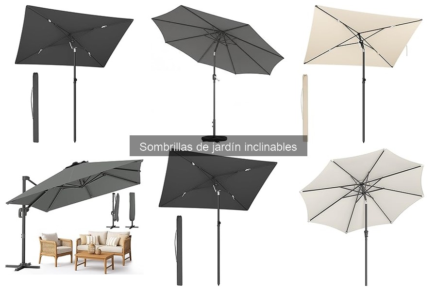 Dónde comprar sombrillas de jardín inclinables online y en tiendas