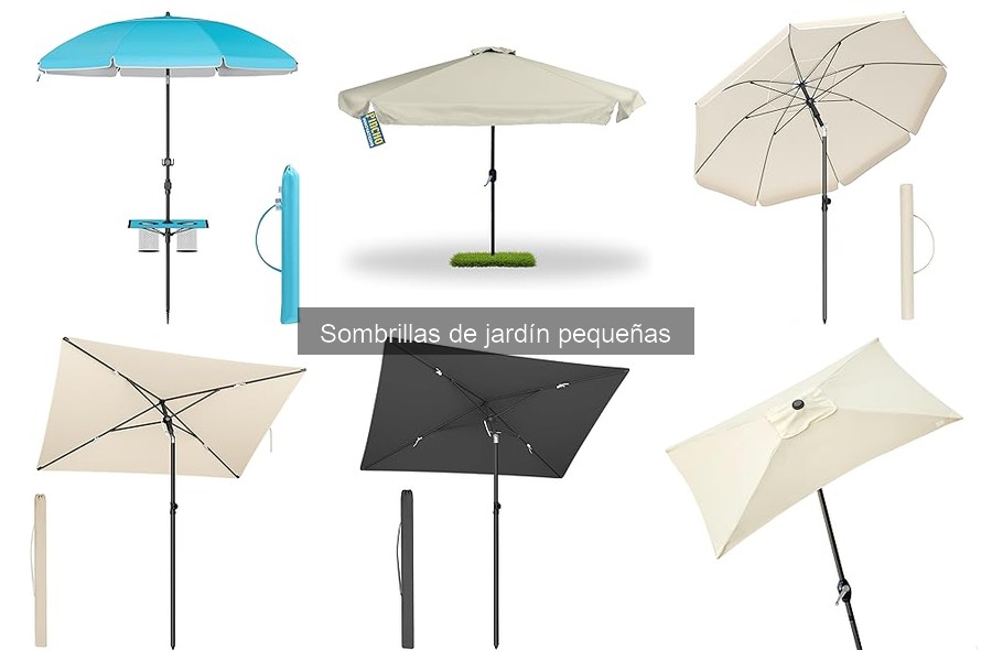 Dónde comprar sombrillas de jardín pequeñas: Mejores opciones