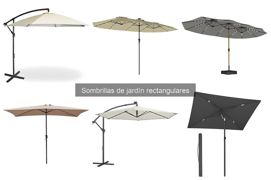 Dónde Comprar Sombrillas de Jardín Rectangulares: Mejores Tiendas