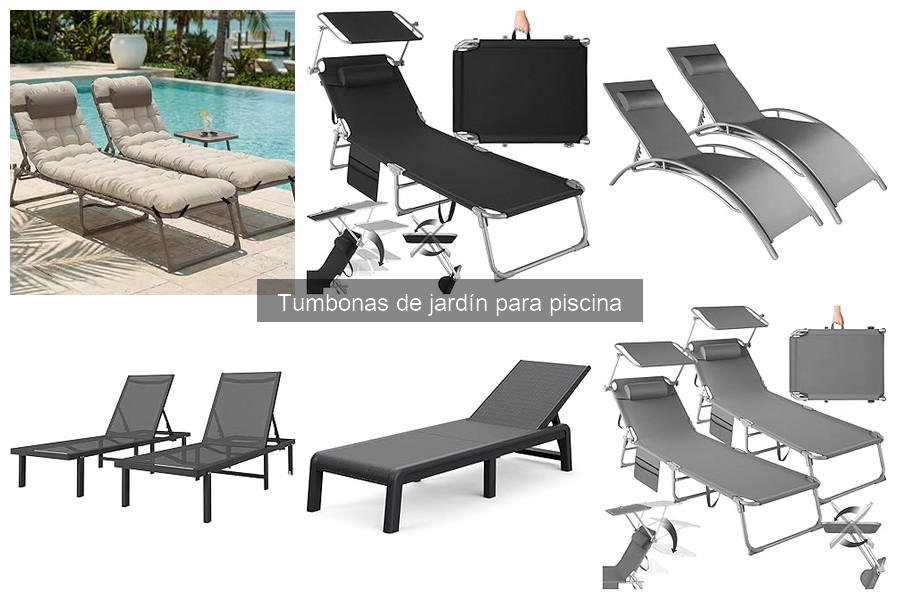 Dónde comprar tumbonas de jardín económicas y cómodas