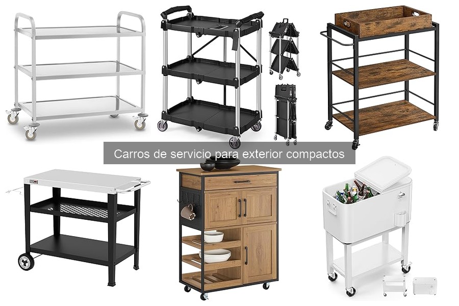 Dónde comprar un carro de servicio compacto para exterior