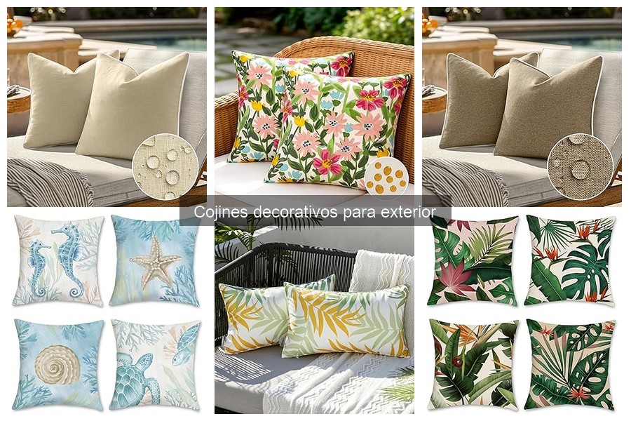 Elige el tamaño perfecto de cojín decorativo para exterior