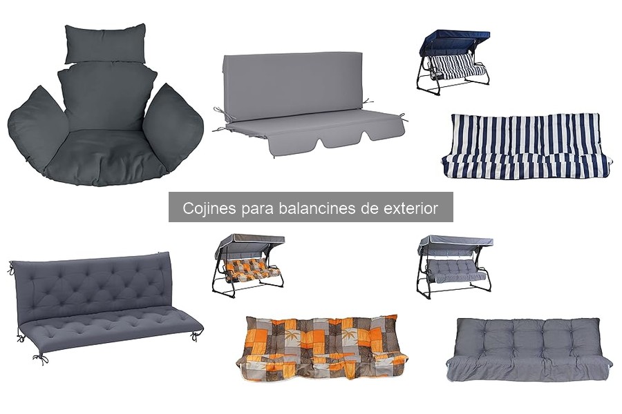 Errores comunes al comprar cojines para balancines de exterior