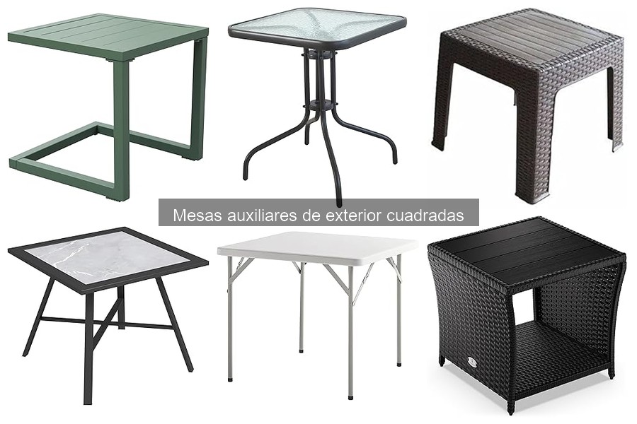 Errores comunes al comprar mesas auxiliares cuadradas exteriores